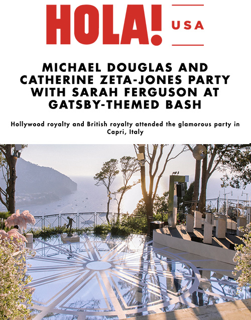 Gatsy-themed Bash in Capri, Italy — Hola Usa, Sugokuii Events